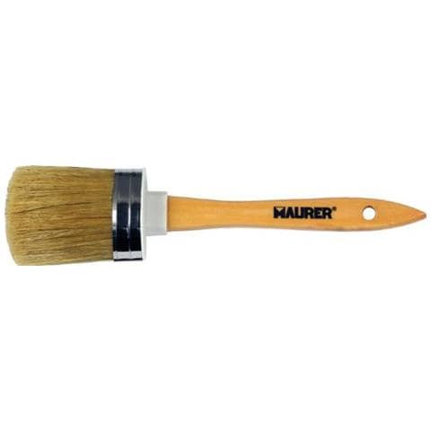 Pennello Ovalino Pura Setola N. 6 con Manico in Legno - Foto 2