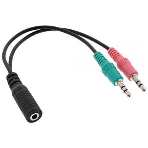 Sdoppiatore / Adattatore Headset Tricanale CTIA - Nero - Foto 2