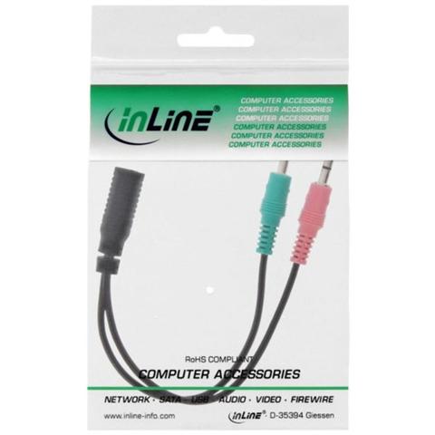 Sdoppiatore / Adattatore Headset Tricanale CTIA - Nero - Foto 1