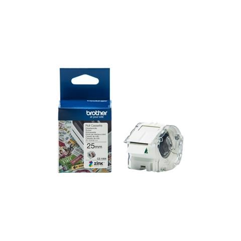 CZ1004 Nastro a Lunghezza Continua Originale, Larghezza di 25 mm, per Stampante di Etichette a Colori VC-500W - Foto 2