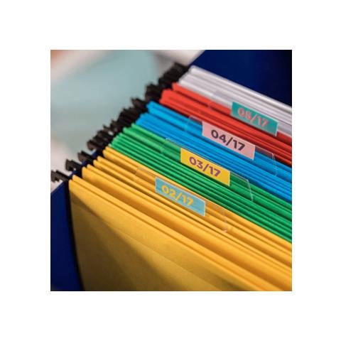 CZ1004 Nastro a Lunghezza Continua Originale, Larghezza di 25 mm, per Stampante di Etichette a Colori VC-500W - Foto 1