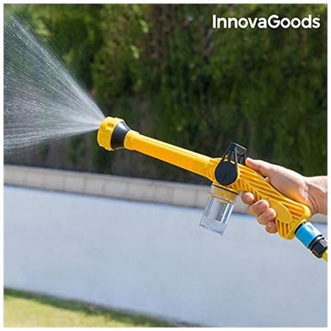 Pistola ad acqua a pressione con serbatoio 8 in 1, giallo - Foto 7