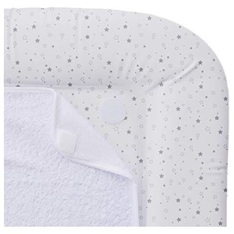 Domiva - Materassino Per Fasciatoio, In Pvc Con 2 Spugne Rimovibili, Colori: Bianco - Foto 2