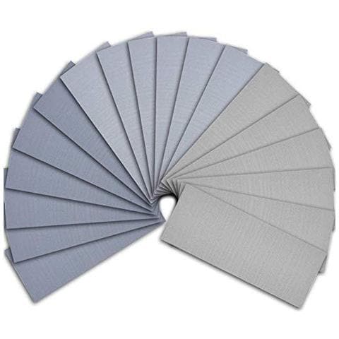 18 Pezzi Carta Vetrata Wet And Dry Carta Vetrata Assortimento Di Carta 3000 5000 7000 Alta Grit Di Levigatura 9 X 36 Pollici Carta Abrasiva Per Automotive Levigatura Del Legno Di Elementi Di Finitura - Foto 1