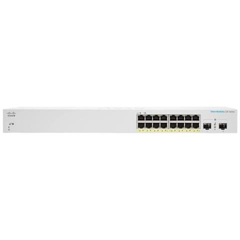 Cisco CBS220-16P-2G Gestito L2 Gigabit Ethernet (10/100/1000) Supporto Power over Ethernet (PoE) Bianco - Foto 1