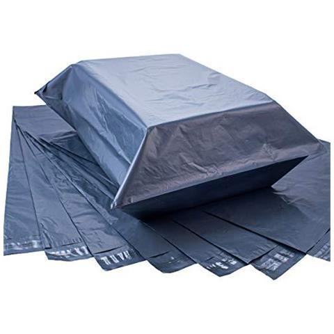 Grande Plastic Bag Francobollo Large Size 17 X 24 (43 Centimetri X 60cm) Borse Mailing Grigio Per Sullannuncio E Packaging Extra Strong Buste - Posta Ordinaria Polietilene Guarnizione Di Auto Borse- Abbigliamento Consegna Imballaggio (10) - Foto 1