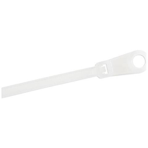 Fascette Fermacavo Da 10 Cm Con Foro Di Montaggio - 2 Mm Di Larghez - Foto 6