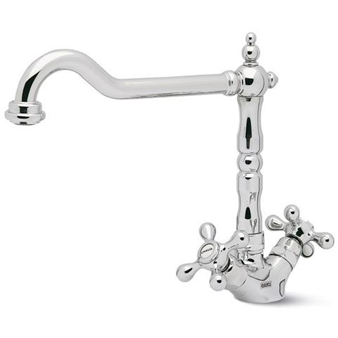 Miscelatore Doppio Comando Modello Tago 17 cm Colore Cromato - Foto 1