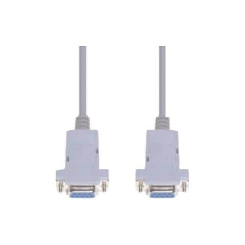 CC 558/3, 9pin Sub-D, 9pin Sub-D, Maschio / maschio, Grigio, 3m - Foto 1