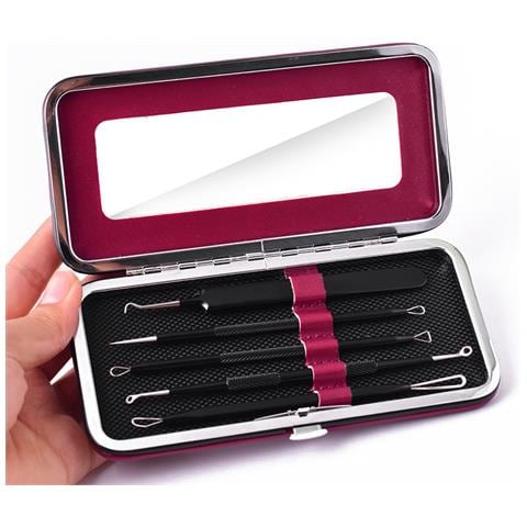 Confezione Da 5 Kit Di Strumenti Per Aghi Per Rimozione Di Punti Neri Black - Foto 7