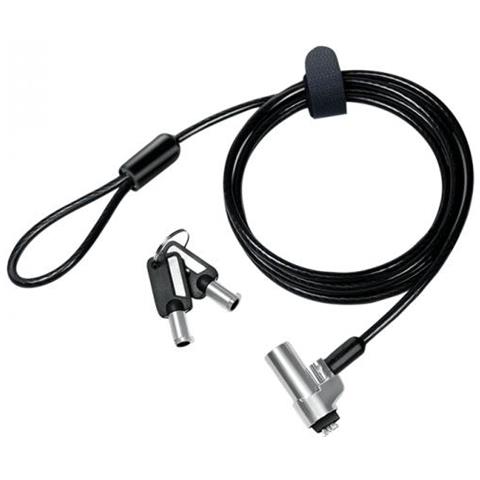 Nbs013 Cavo Di Sicurezza Nero, Argento 1,8 M - Foto 1