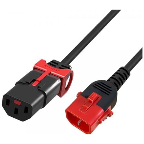 Ak5504 Cavo Di Alimentazione Nero 2 M Accoppiatore C13 Accoppiatore C14 - Foto 1