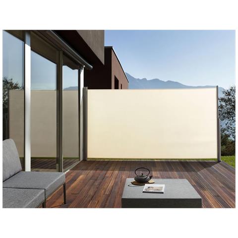 Tenda Laterale Estraibile 160 X 300 Cm Beige Dorio - Foto 1