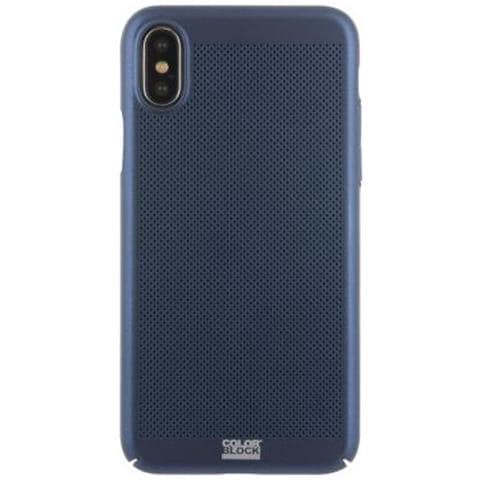 Cover Per Iphone X /xs Rigida Traforata, Blu - Foto 1