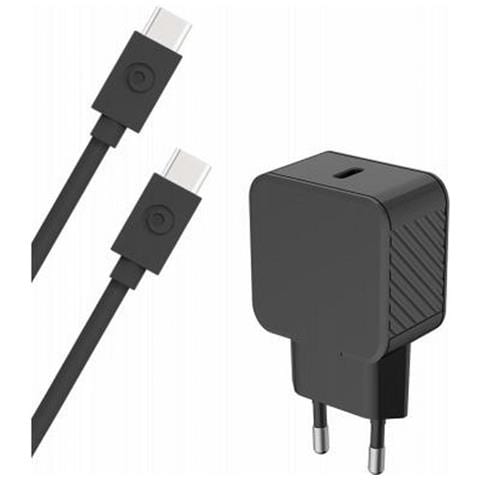 Caricatore Da Parete Usb C Cavo Usb C /usb C Con Power Delivery Da 25 W, Nero - Foto 1