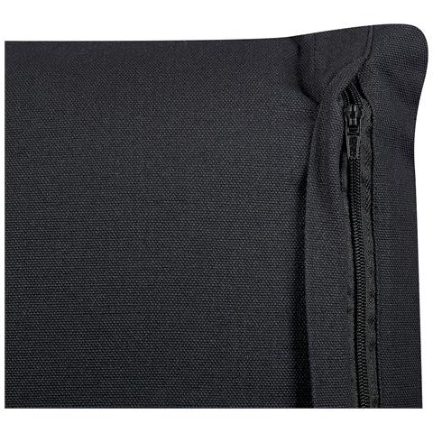 Set Di 2 Cuscini Osmunda Velluto 45 X 45 Cm Nero Trama Floreale - Foto 7