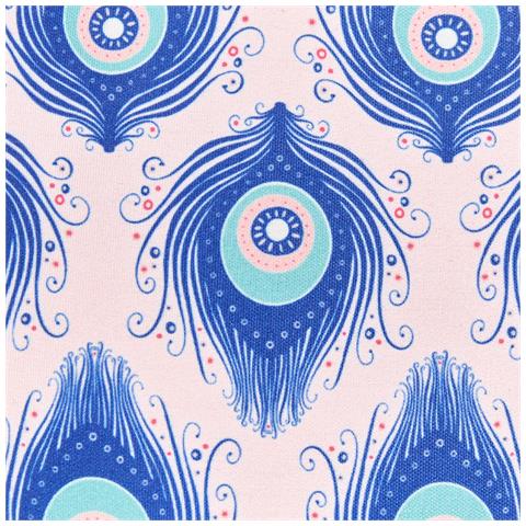 Set Di 2 Cuscini Da Esterno Blu E Rosa 45 X 45 Cm Ceriana - Foto 2