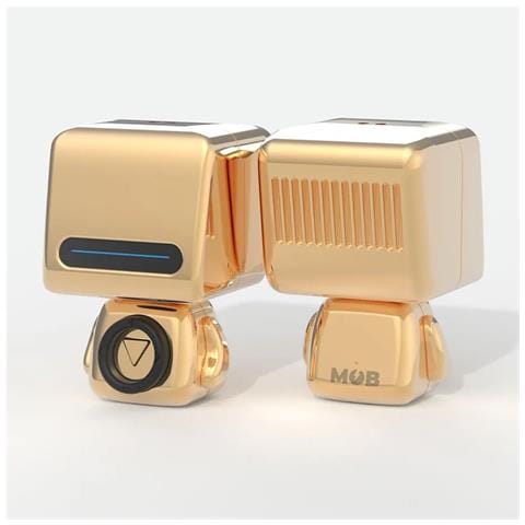 Speaker Bluetooth Wireless Modello Robot, Oro - Foto 2