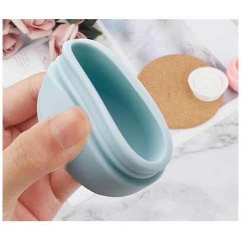 Barattolo Cosmetico Da Viaggio Portatile In Silicone Da 20 Ml Blue - Foto 2