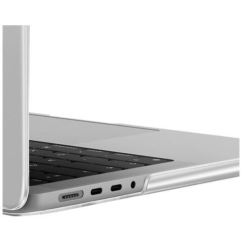 Cover Crystal Polybag Per Macbook Pro 16 Pollici 2021/23 M1/m2/m3, Trasparente - Foto 8