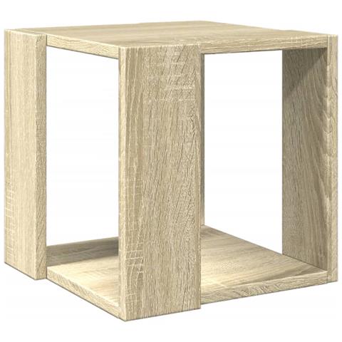 Tavolino Da Salotto Rovere Sonoma 32x32x30cm Legno Multistrato - Foto 2