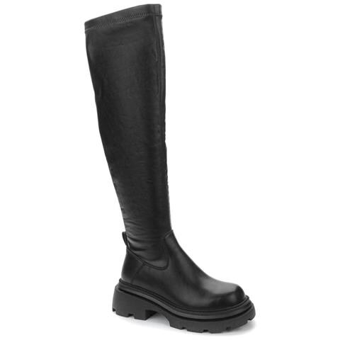 Black Casual Closed Warm Boots Stivaletti Sintetico E Tessile Scarpe Donna Nero Eu 36, 938024/02-01 - Foto 1