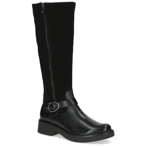 Black Casual Closed Boots Stivali Pelle Scarpe Donna Nero Eu 36, 9-25504-43-019 - Foto 1