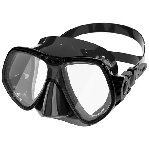 Maschera Subacquea - Maschera Snorkeling Integrale Per Una Visione Subacquea Nitida Black - Foto 1