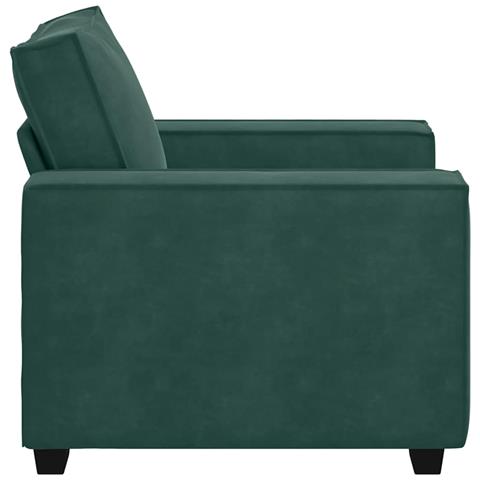Divano Sedia Verde Scuro 60 cm Velluto - Foto 2