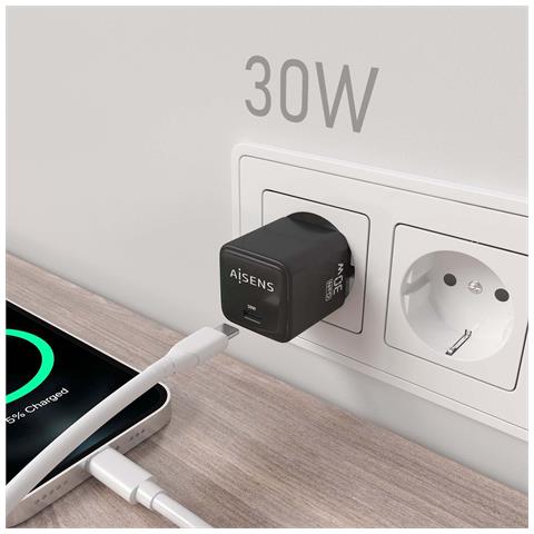 ASCH-30W1P036-BK Caricabatterie per dispositivi mobili Universale Nero AC Ricarica rapida Interno - Foto 6
