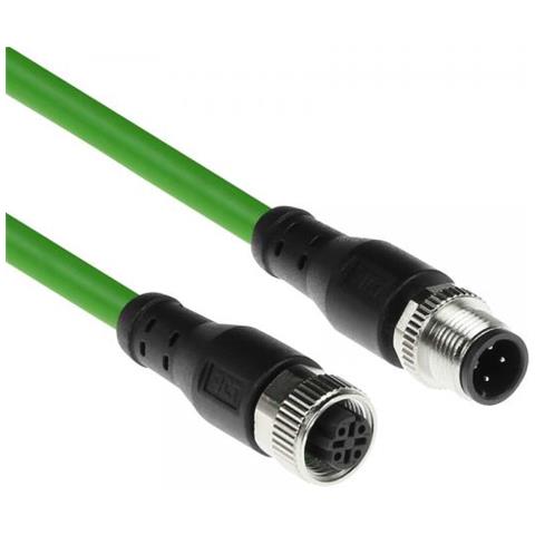 Sc4501 Cavo Di Rete Nero, Verde 3 M - Foto 1