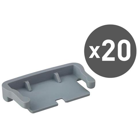 Conf. 20 Pz Clip Adesiva Grigia Per Norbit 2023 - Foto 1