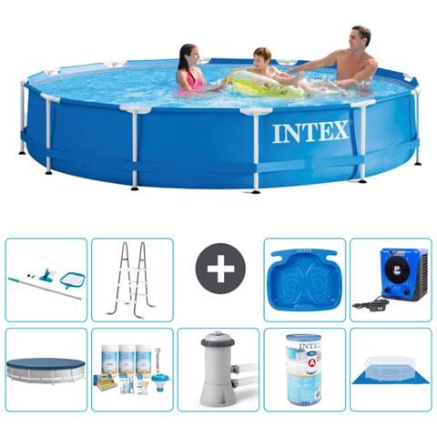 Piscina Fuori Terra - In Giro - 366x76 Cm - Blu - Include Accessori Coordinati A1620 - Foto 1
