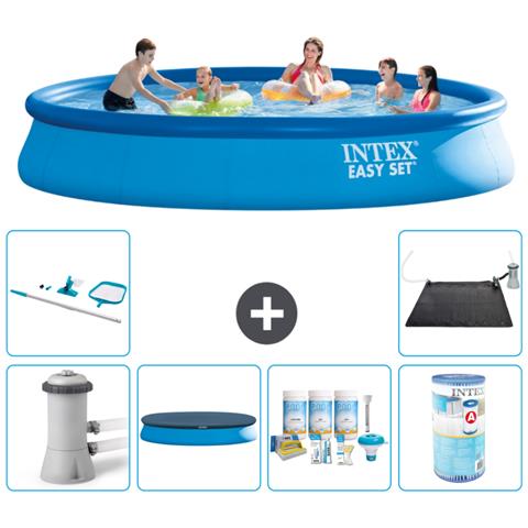 Piscina Fuori Terra - In Giro - 457x84 Cm - Blu - Include Accessori Coordinati A1166 - Foto 1