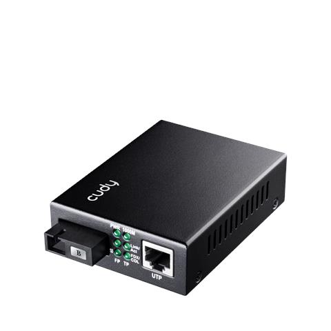 MC100GSB-60B convertitore multimediale di rete 1000 Mbit /s Modalità multipla, Modalità singola Nero - Foto 1