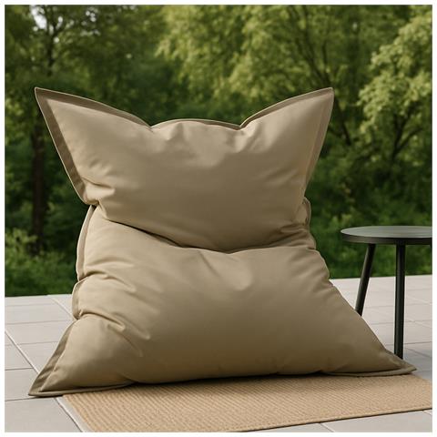 Moku Xxl Poltrona Sacco Rettangolare Da Esterno 180x140cm Tortora - Foto 2