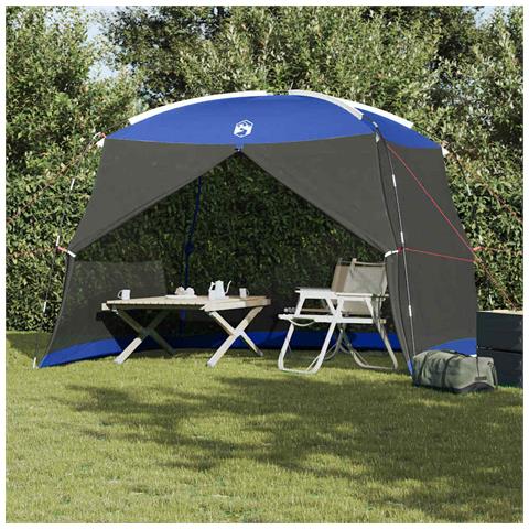 Rete per zanzare da campeggio  con porta blu per 5 persone impermeabile - Foto 2