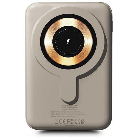 Magnee Power 10000 mAh Carica wireless Sabbia - Foto 7