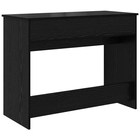 Toeletta con Specchio Rovere Nero 100x45x76 cm - Foto 9