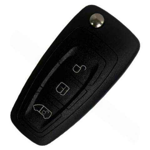 Guscio Di Ricambio Per Chiave Auto A 3 Pulsanti (mpv) Con Lama Piatta Compatibile Con Ford - Foto 1