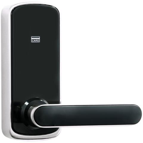 Serratura Intelligente A Singolo Chiavistello Con Accesso Tramite Scheda Rfid E Chiave Meccanica Di Riserva Silver - Foto 1