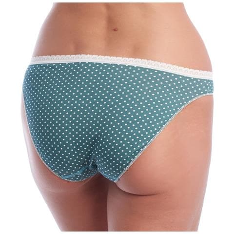 Confezione Da 2 Mini Coquettes Slip In Cotone 1032362 Da Donna - Foto 7