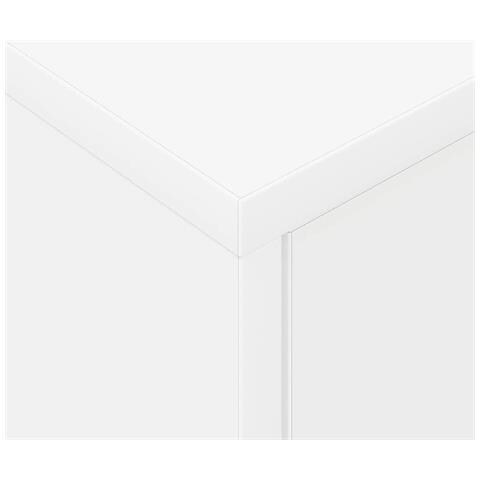 Comodino Bianco 40,5 x 40 x 48 cm Legno multistrato - Foto 9