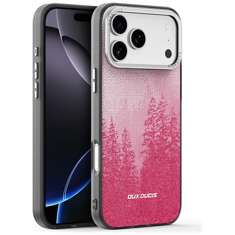 Cover per iPhone 17 Pro - TPU+PC+Pelle /PU, Rosso, MagSafe - Foto 1