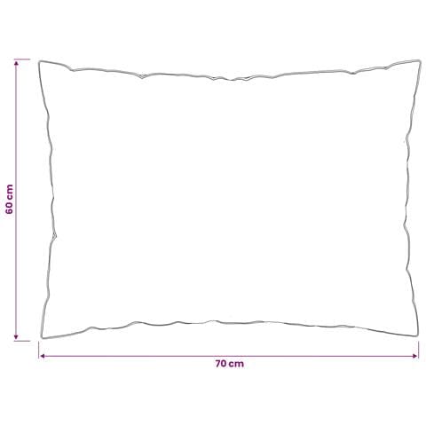 Cuscino FULDA 60 x 70 cm 100% piuma d’oca e piumino Bianco - Foto 7