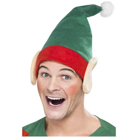 Cappello Da Elfo Con Orecchie Per Adulto Taglia Unica - Foto 1