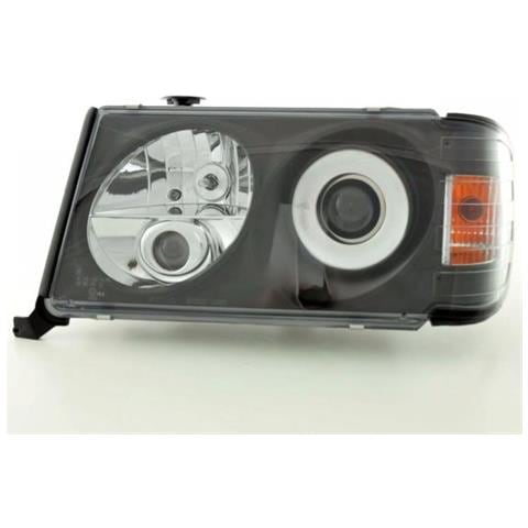 Fari Fanali Coppia Mercedes Classe E Tipo W124 Anno Di Costr. 85-93 Nero - Foto 2