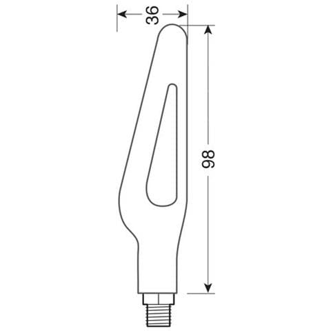 90474 Glory Sq Indicatori Di Direzione A Led Sequenziale 12v Led - Foto 5