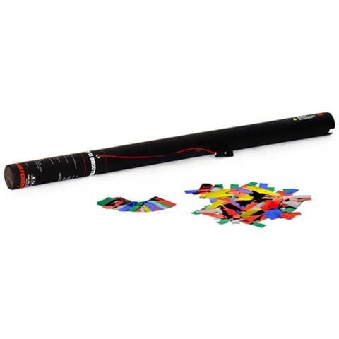 Electric Confetti Cannon 80cm, Multicolor Metallic - Foto 1