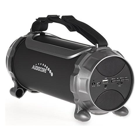 AC890 Altoparlante Portatile Bluetooth, Bazooka Speaker, Radio FM, Scheda microSD, compatibilità Smartphone / Tablet, Ricaricabile, Ingresso Aux indicatori LED - Foto 6